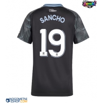 Ženski Nogometni dresi Aston Villa Jadon Sancho #19 Gostujoči 2025-26 Kratek Rokav